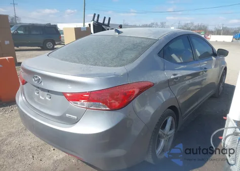 2013 Hyundai Elantra Limited from USA, damaged, VIN KMHDH4AE2DU915616